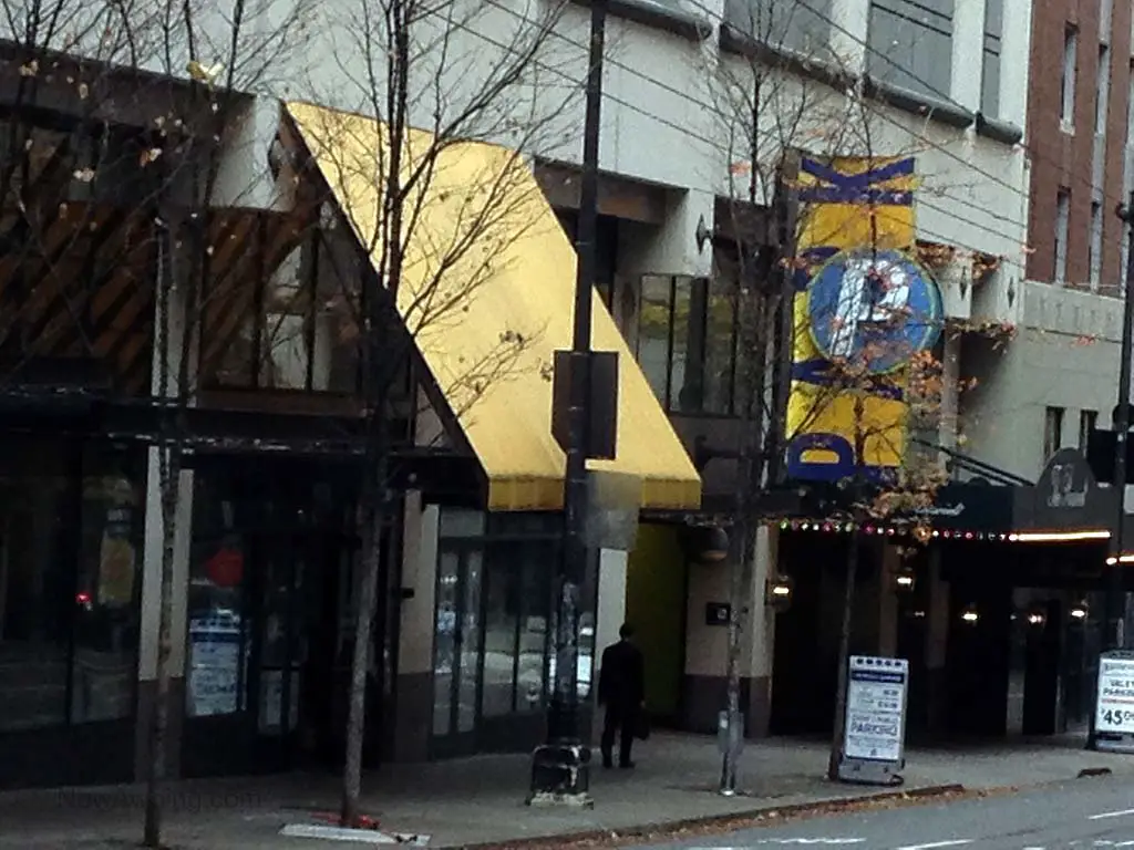 Simple Large Yellow Awning