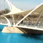 Beautiful Free Shade on the Tempe Lake Bridge