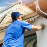 Man Installing Awning