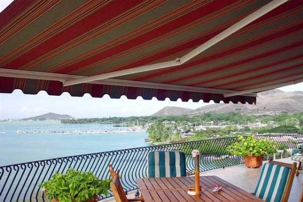 Retractable Awning on Home