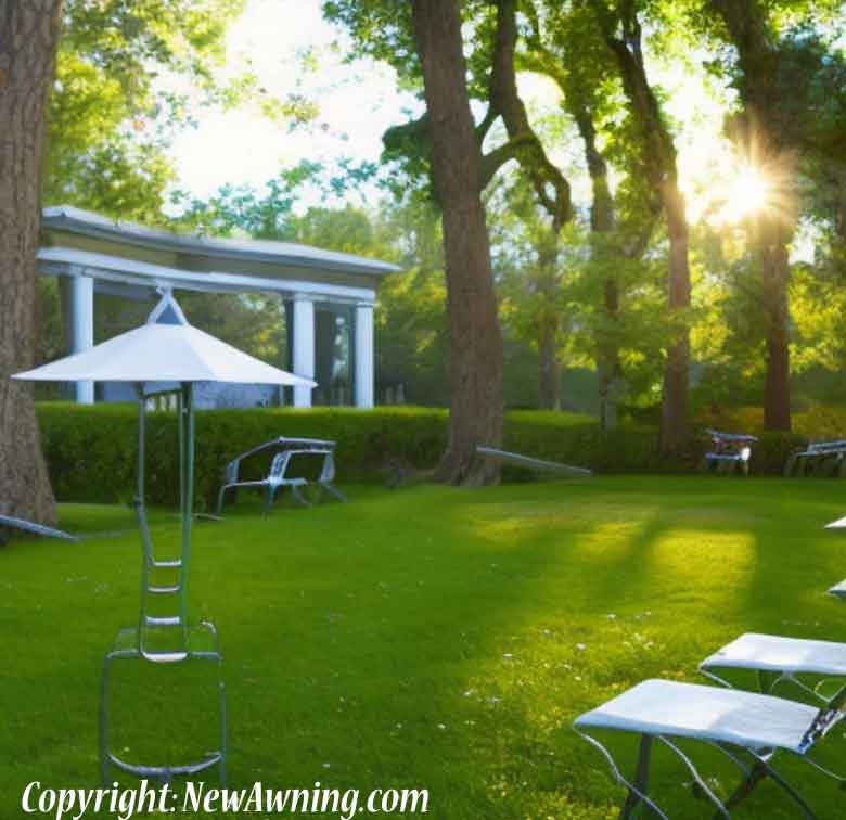 solar outdoor charger in park