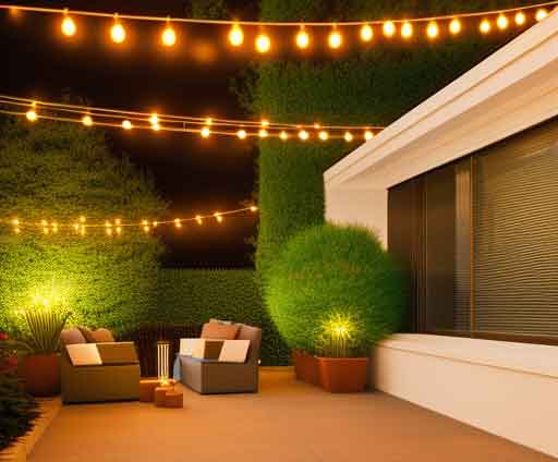 outdoor bistro patio lights